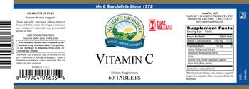 Nature's Sunshine Time Release Vitamin C - supplement