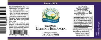 Nature's Sunshine Ultimate Echinacea - supplement