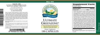 Nature's Sunshine Ultimate Greenzone - supplement