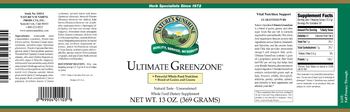 Nature's Sunshine Ultimate Greenzone - whole food supplement