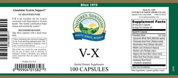 Nature's Sunshine V-X - herbal supplement