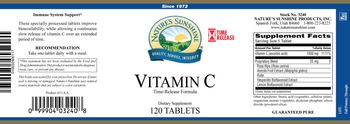 Nature's Sunshine Vitamin C Time-Release Formula - supplement