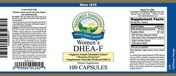 Nature's Sunshine Women's DHEA-F - supplement