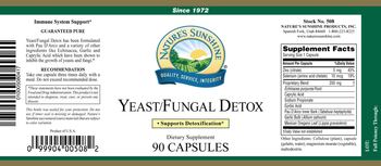 Nature's Sunshine Yeast/Fungal Detox - supplement