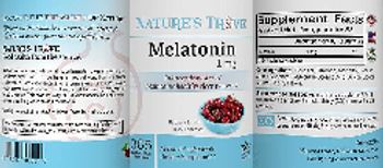 Nature's Trove Melatonin 1 mg Cherry Flavor - supplement