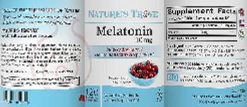 Nature's Trove Melatonin 10 mg Strawberry Flavor - supplement
