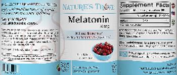 Nature's Trove Melatonin 3 mg Cherry Flavor - supplement