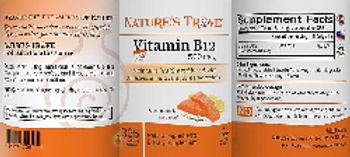 Nature's Trove Vitamin B12 500 mcg Orange Flavor - supplement