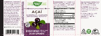 Nature's Way Acai 1040 mg - supplement