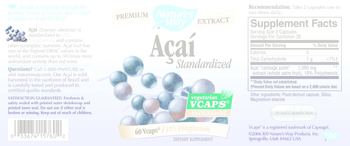 Nature's Way Acai Standardized - supplement