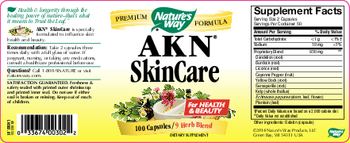 Nature's Way AKN Skin Care - supplement