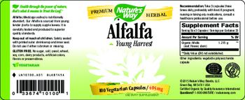 Nature's Way Alfalfa 405 mg - supplement