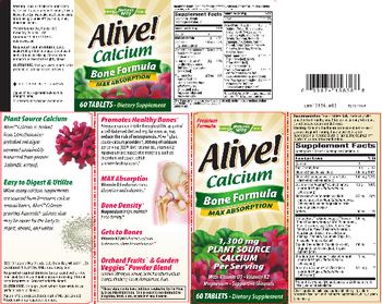 Nature's Way Alive! Calcium Bone Formula - supplement