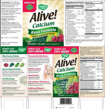 Nature's Way Alive! Calcium Bone Formula - supplement