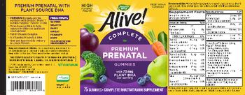 Nature's Way Alive! Complete Premium Prenatal Gummies - complete multivitamin supplement
