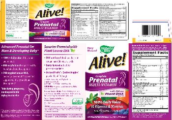 Nature's Way Alive! Complete Prenatal Multi-Vitamin Berry Flavored - supplement