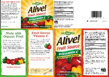 Nature's Way Alive! Fruit Source Vitamin C - supplement