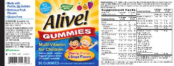 Nature's Way Alive! Gummies Multi-Vitamin for Children - supplement