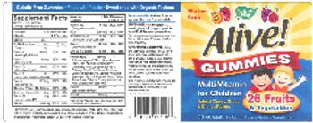 Nature's Way Alive! Gummies Multi-Vitamin for Children - supplement