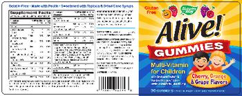 Nature's Way Alive! Gummies Multi-Vitamin for Children - supplement