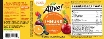 Nature's Way Alive! Immune with Elderberry - supplement