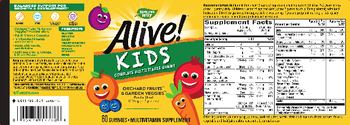 Nature's Way Alive! Kids Complete Multivitamin Gummy - multivitamin supplement