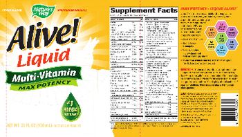 Nature's Way Alive! Liquid Citrus Flavor - supplement