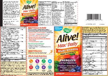 Nature's Way Alive! Max 3 Daily Multi-Vitamin Max Potency - multivitamin supplement