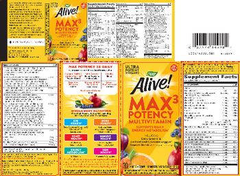 Nature's Way Alive! Max 3 Daily Potency Multivitamin - complete multivitamin supplement