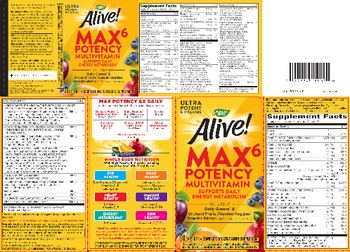 Nature's Way Alive! Max 6 Potency Multivitamin - complete multivitamin supplement