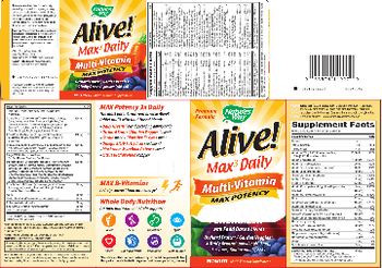 Nature's Way Alive! Max3 Daily - multivitamin supplement
