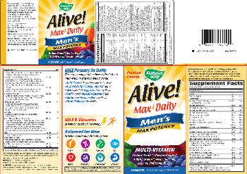 Nature's Way Alive! Max3 Daily Men's - multivitamin supplement