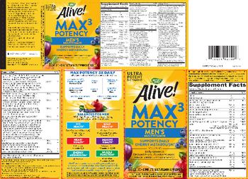 Nature's Way Alive! Max3 Potency Men's Multivitamin - complete multivitamin supplement