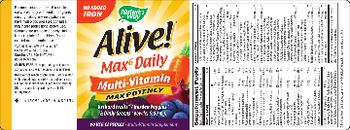 Nature's Way Alive! Max6 Daily No Added Iron - multivitamin supplement