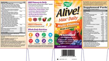 Nature's Way Alive! Max6 Daily - multivitamin supplement