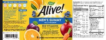 Nature's Way Alive! Men's Gummy Complete Multivitamins - multivitamin supplement