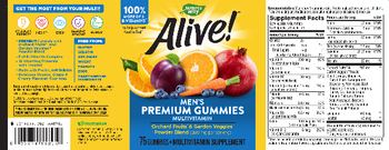 Nature's Way Alive! Men's Premium Gummies Multivitamin - multivitamin supplement