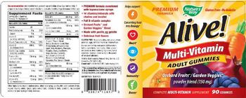 Nature's Way Alive! Multi-Vitamin Adult Gummies - supplement