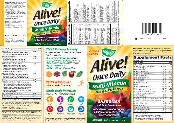 Nature's Way Alive! Once Daily Multi-Vitamin - multivitamin supplement