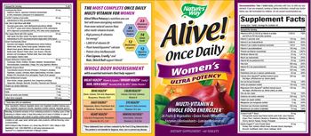 Nature's Way Alive! Once Daily Women's Ultra Potency - supplement