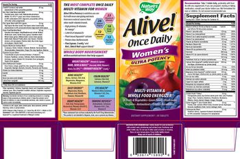 Nature's Way Alive! Once Daily Women's Ultra Potency - 