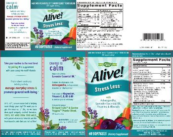 Nature's Way Alive! Stress Less - supplement
