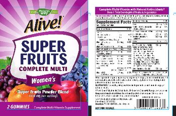 Nature's Way Alive! Super Fruits Women's Complete Multi - complete multivitamin supplement