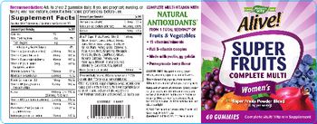 Nature's Way Alive! Super Fruits Women's - complete multivitamin supplement