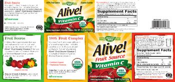 Nature's Way Alive! Vitamin C - supplement