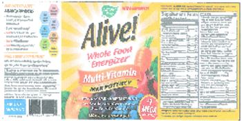 Nature's Way Alive! Whole Food Energizer Multi-Vitamin Max Potency - supplement