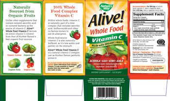 Nature's Way Alive! Whole Food Vitamin C - supplement