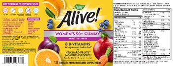 Nature's Way Alive! Women's 50+ Gummy Multivitamin - multivitamin supplement