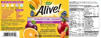 Nature's Way Alive! Women's 50+ Gummy Multivitamin - multivitamin supplement