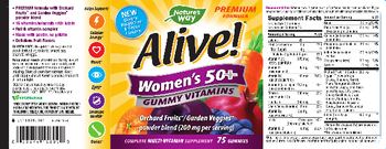 Nature's Way Alive! Women's 50+ Gummy Vitamins - complete multivitamin supplement